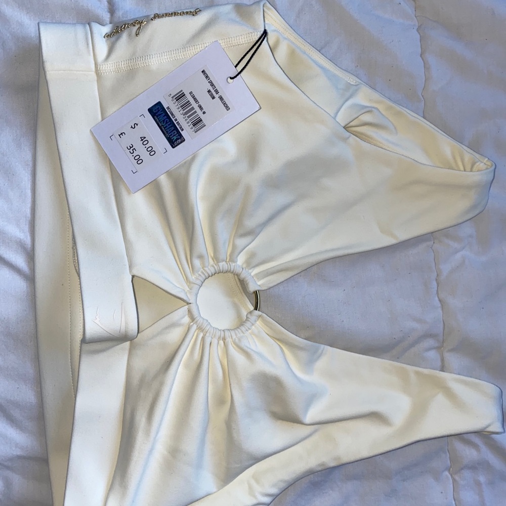 Gymshark Whitney Simmons Unbleached sports bra